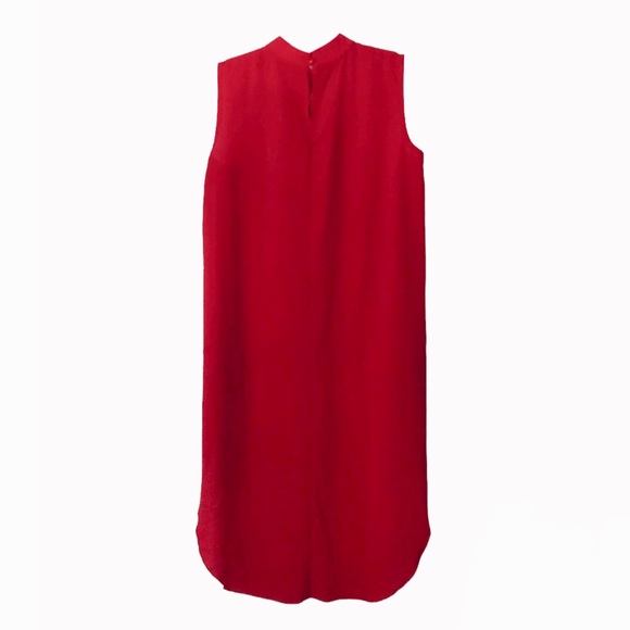 Shein red high low blouse - Picture 3 of 5